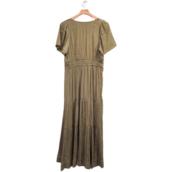 ANTHROPOLOGIE The Somerset Maxi Dress Satin - Picture 6 of 8